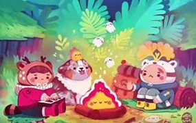 子非鱼鱼零基础iPad插画系统课(高清画质带素材笔刷)