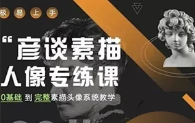 彦谈素描人像专练课(高清画质无素材)