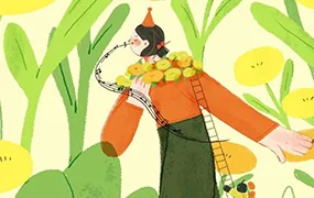 y园糖插画打卡21天第25期(画质清晰带素材)