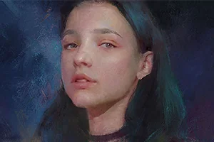 王程雨写实厚涂人物插画系统课(画质清晰无素材)