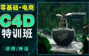 神话零基础电商C4D特训班第1期(画质清晰无素材)