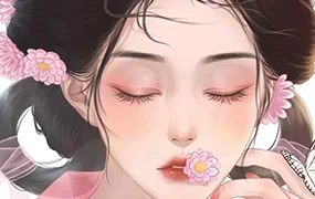 一颗冰糖伪厚涂iPad人像插画课(高清画质无素材)