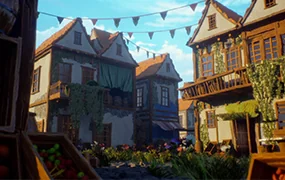 Blender3.4+UE5制作风格化环境 人工翻译(高清画质带素材)