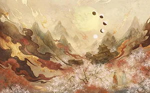 辰露丨古风国潮商业插画第7期2月结课(高清画质带课件笔刷)