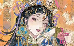 南栀子国风人物插画班(高清画质带素材)