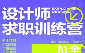 卢帅设计师求职训练营巅峰计划3.0课程(高清画质带素材)