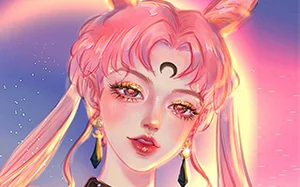 霓虹慕斯ipad头像插画课11月完结(画质高清带笔刷)