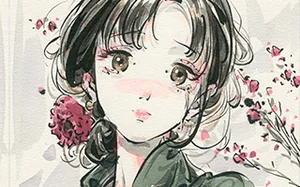 迟迟chichi水墨速写人物特训班4月结课(画质清晰带素材)