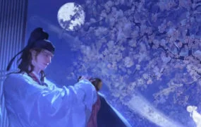 椅子日系厚涂人物刻画光影氛围(高清画质无素材)