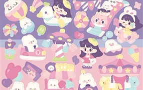 瓜瓜老师iPad创意贴纸插画课第3期(画质清晰无素材)