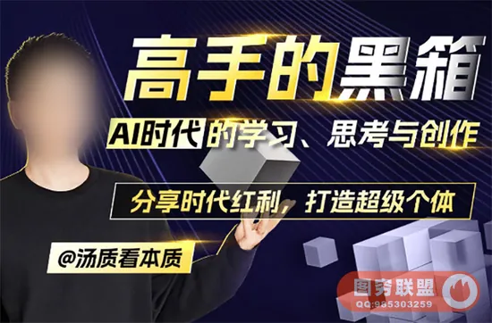 汤质看本质高手的黑箱:AI时代学习与创作(高清画质无素材)