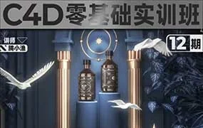 腾小渔C4D零基础实训班第12期（高清画质无素材）