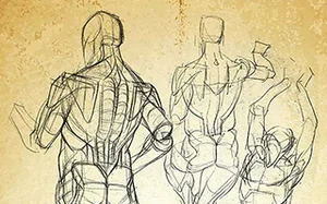 画画的春哥丨春哥四门:人体结构+结构造型+人体速写+人体分析带资料包