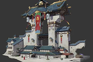 次时代场景建模全流程(高清画质带素材)