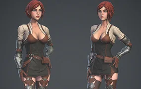 Zbrush次世代风格角色全流程制作教程(高清画质无素材)