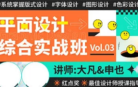 大凡&申也平面设计综合实战第3期(画质清晰无素材)
