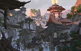 绿榴莲场景概念设计精品班(画质普通带笔刷)