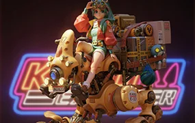 疯景ZBrush&Blender 3D辅助第6期(高清画质带素材)