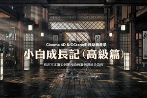 C4D小白成长记《高级篇》(高清画质带素材)