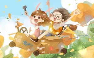麦刻风丨儿插风格插画团练第一期5月(画质清晰带笔刷)