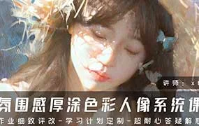 Xtop氛围感厚涂色彩人像系统课（高清画质带笔刷）