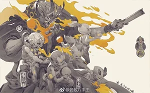 蚂蚁八手王道具球绘画插画教程(高清课程带素材)