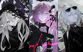 睡觉色彩细化氛围感插画团练（高清画质带课件笔刷）