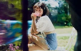 Kindness亲切第一张蕾第41期人像精修调色PS后期（超清画质带素材）