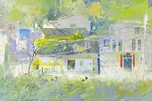 离城肌理质感插画教程(高清画质带笔刷)