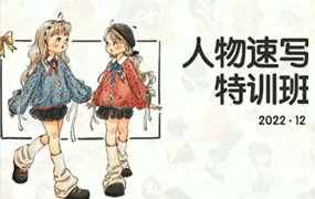 蕙宝iPad人物速写特训班(画质清晰带素材笔刷)
