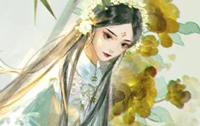 一盏眠古风插画课3月结课(画质普通带笔刷)