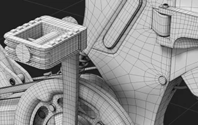 C4D高精度建模实战教程(高清画质带素材)
