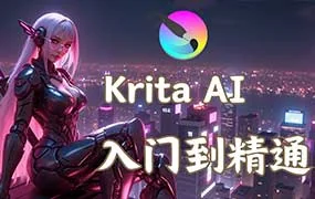 鬼鲛先生Krita AI基础+进阶结课（高清画质带素材）