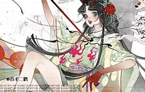 南瓜刺球原创角色设计系统课（高清画质带笔刷）