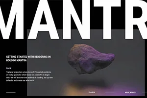 Houdini Mantra渲染引擎基础到进阶教程(人工中文字幕)