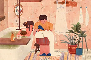企鹅妈妈商业插画课16期(画质高清带课件笔刷)