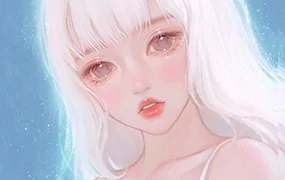 狄大萌少女漫改iPad人像上色示范课第8期(高清画质带素材)