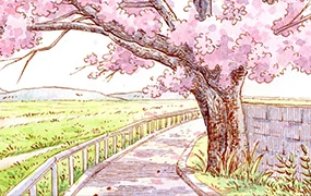 万小悠钢笔淡彩系统课(画质清晰无素材)