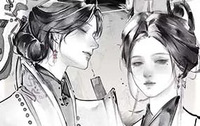 川外小瓜瓜水墨美型角色头像团练课第1期（高清画质无素材）