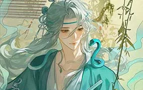 食勾勾美型古风半厚涂人像团练（画质清晰无素材）