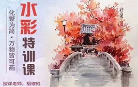 胡椒枪水彩特训课第101期(画质清晰无素材)