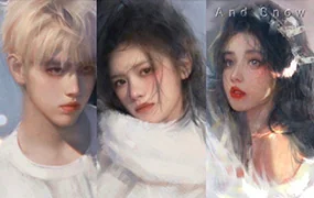 与snow人像厚涂中级班(画质清晰无素材)