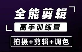 阿晖丨全能剪辑高手训练营 拍摄+剪辑+调色(高清画质无素材)