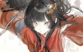 半截蜥蜴日系伪厚涂角色胸像班（高清画质无素材）