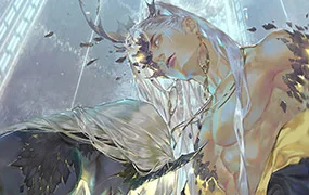 猫鲨伪厚涂男性角色插画班第1期(高清画质无素材)