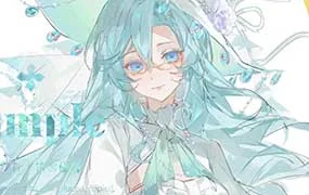 花泽和仪清透感少女人像团练（高清画质带课件）