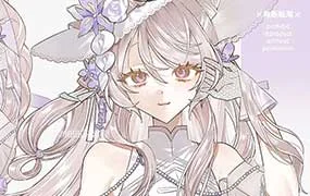 wither46日系风人像色彩团练（高清画质带课件笔刷）