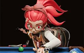 吖松SONG 3D卡通角色建模第1期（高清画质带素材）