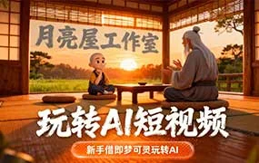 孔明大师兄新手小白如何通过即梦可灵玩转AI短视频（画质清晰无素材）