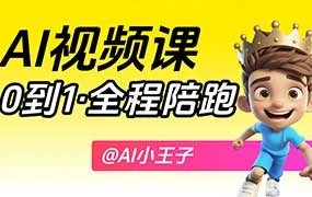 小王子AI视频课结课（高清画质带大部分素材）